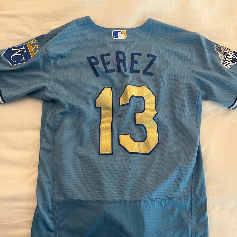 Kansas City Royals Salvador Perez jersey.  Size 40.